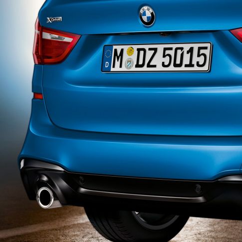 Rear section BMW 2 Series Gran Tourer Rear section BMW 2 Series Gran Tourer F46 2018 Estoril Blue metallic close-up rear