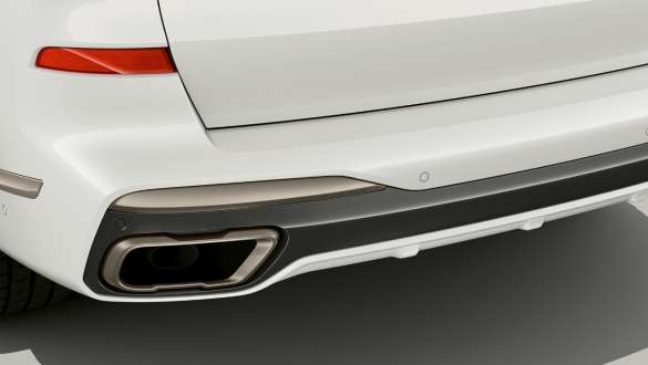 BMW X7 M Automobile with M Sport exhaust system BMW X7 M Automobile with M Sport exhaust system, G07, rear view