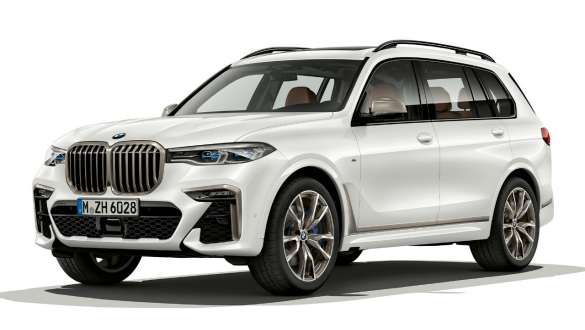 BMW X7 M Automobile with M Aerodynamics package BMW X7 M Automobile with M Aerodynamics package, G07, three-quarter side view right