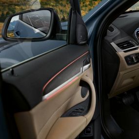 BMW X1, Interior BMW X1, interior with focus on multifunctional sterring wheel