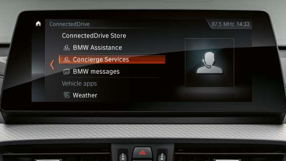 Concierge Service BMW X2 F39 Concierge service BMW X2 2018 F39 interior