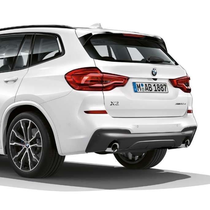 BMW X3 M40i, Model M Sport, three-quarter rear shot BMW X3 M40i, Model M Sport, three-quarter rear shot