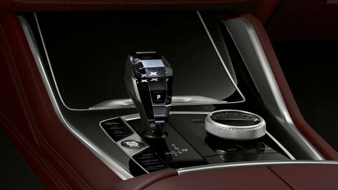 BMW X6 with BMW Individual, centre console. BMW X6 Interior with BMW Individual with focus on centre console.