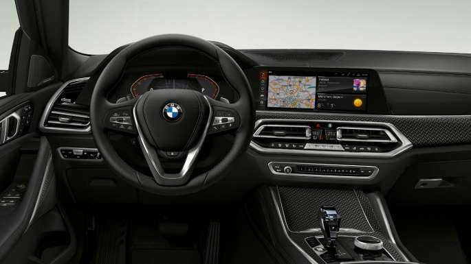 BMW X6 with BMW xLine, Cockpit. BMW X6 Interior with BMW xLine with focus on the cockpit.