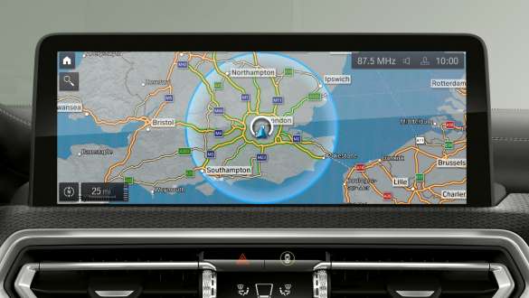 Connected Charging BMW iX3 G08  Connected Charging BMW iX3 G08 2020 Control Display interior