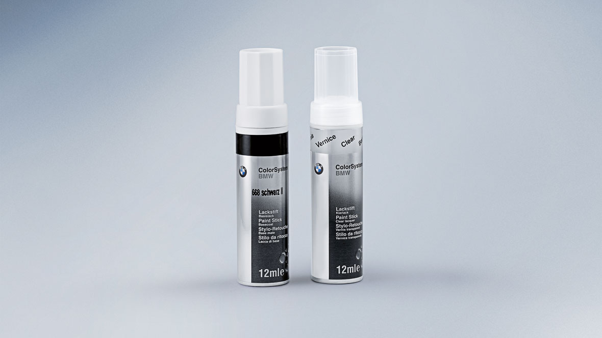 BMW touchup paint pen sets in body colour/wheel colour, with clear