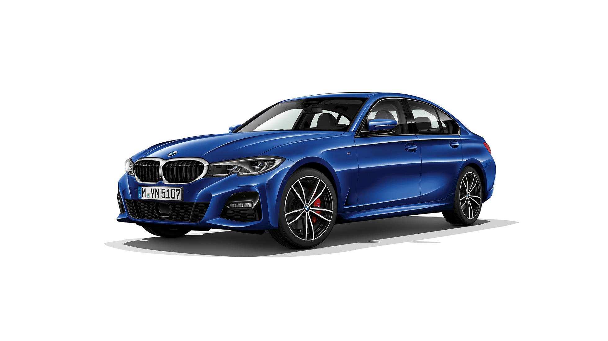 BMW 3 Series Sedan, Model M Sport. Side still shot of BMW 3 Series Sedan as Model M Sport.