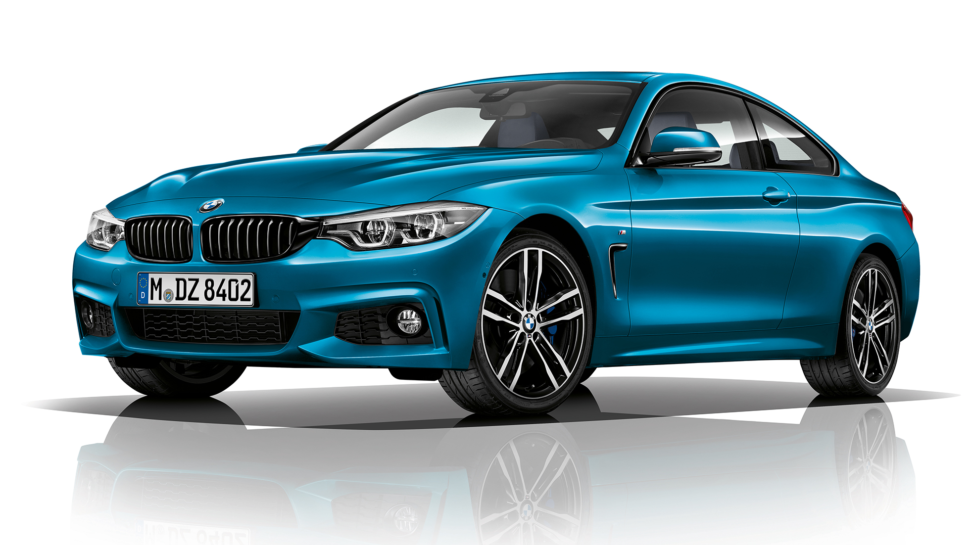 BMW 4 Series Coupé, Model M Sport three-quarter front shot BMW 4 Series Coupé, Model M Sport three-quarter front shot
