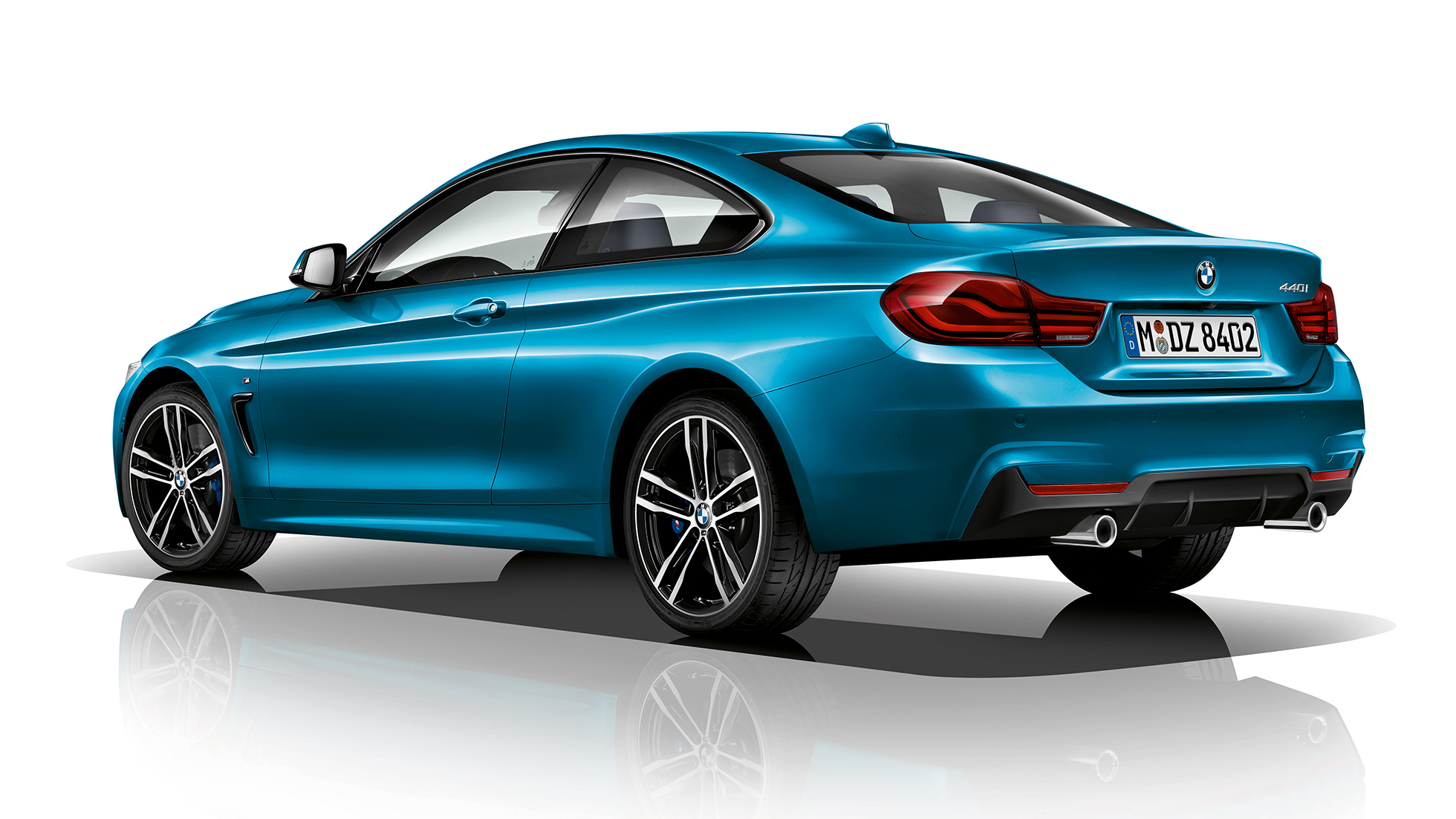 BMW 4 Series Coupé, Model M Sport three-quarter rear shot BMW 4 Series Coupé, Model M Sport three-quarter rear shot