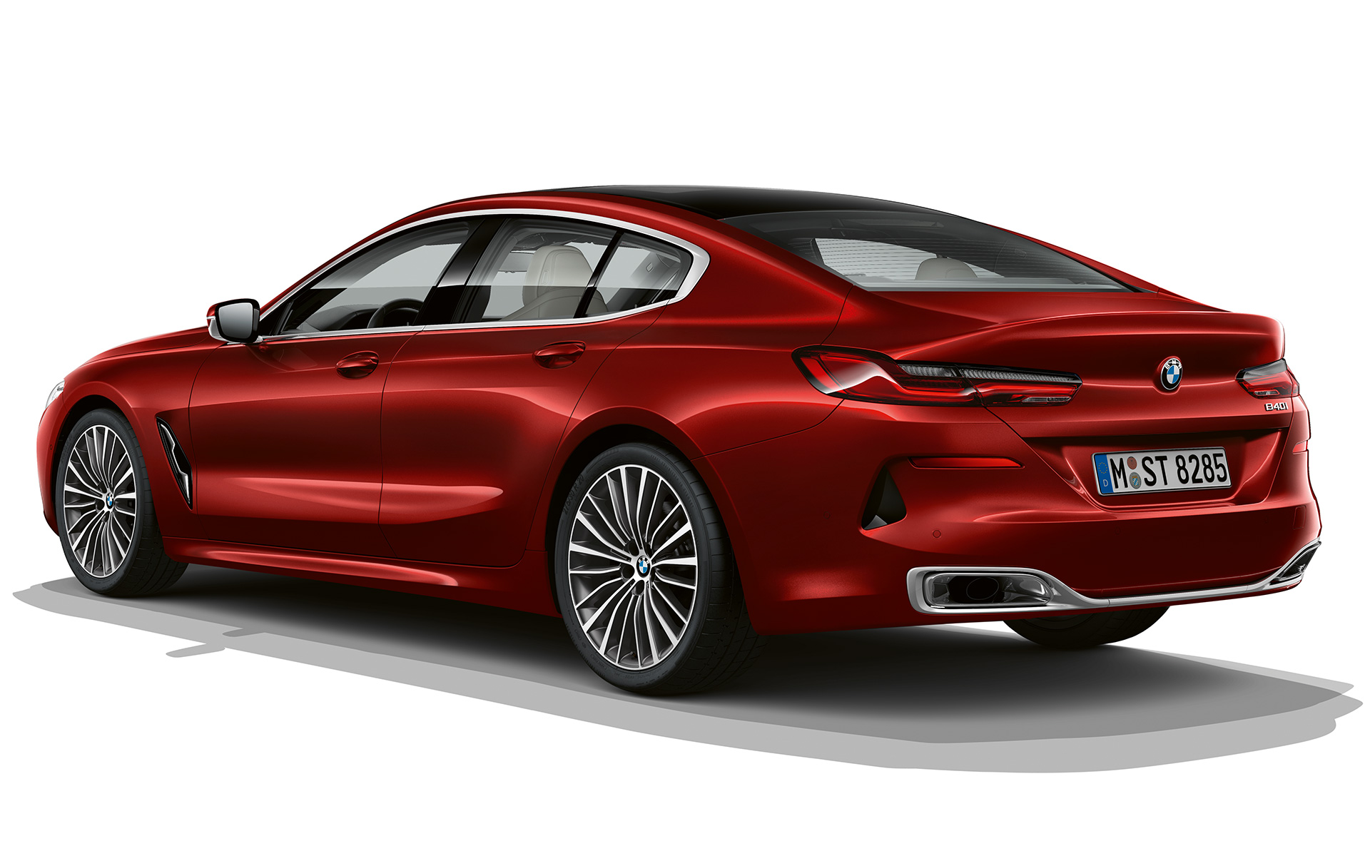 Impulsive Heat three quarter rear shot BMW 8 Series Gran Coupé, Impulsive Heat three quarter rear shot