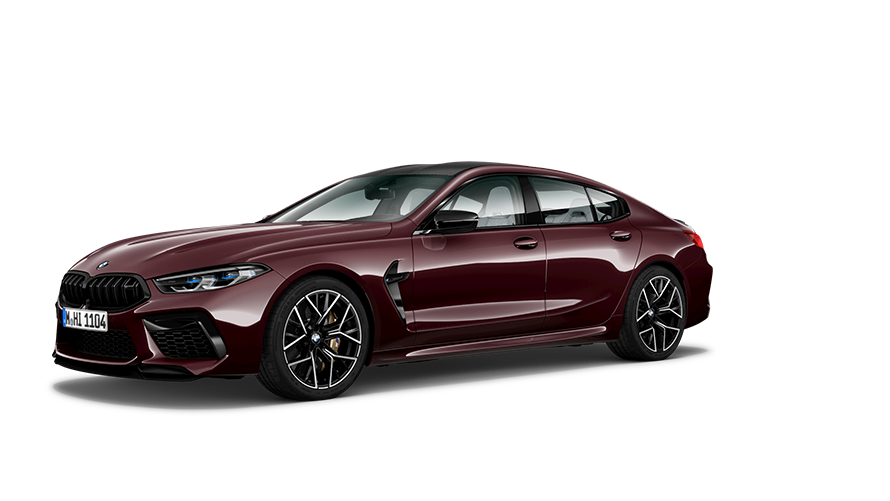 BMW M Series BMW M8 Gran Coupé F93 three-quarter side view BMW M Series BMW M8 Gran Coupé F93 three-quarter side view