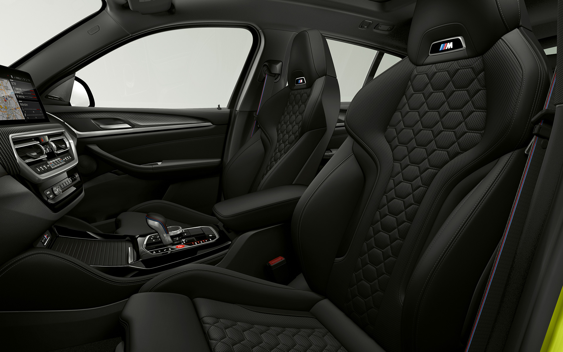 BMW X4 M Competition F98 LCI Facelift 2021 M Sport seats interior 