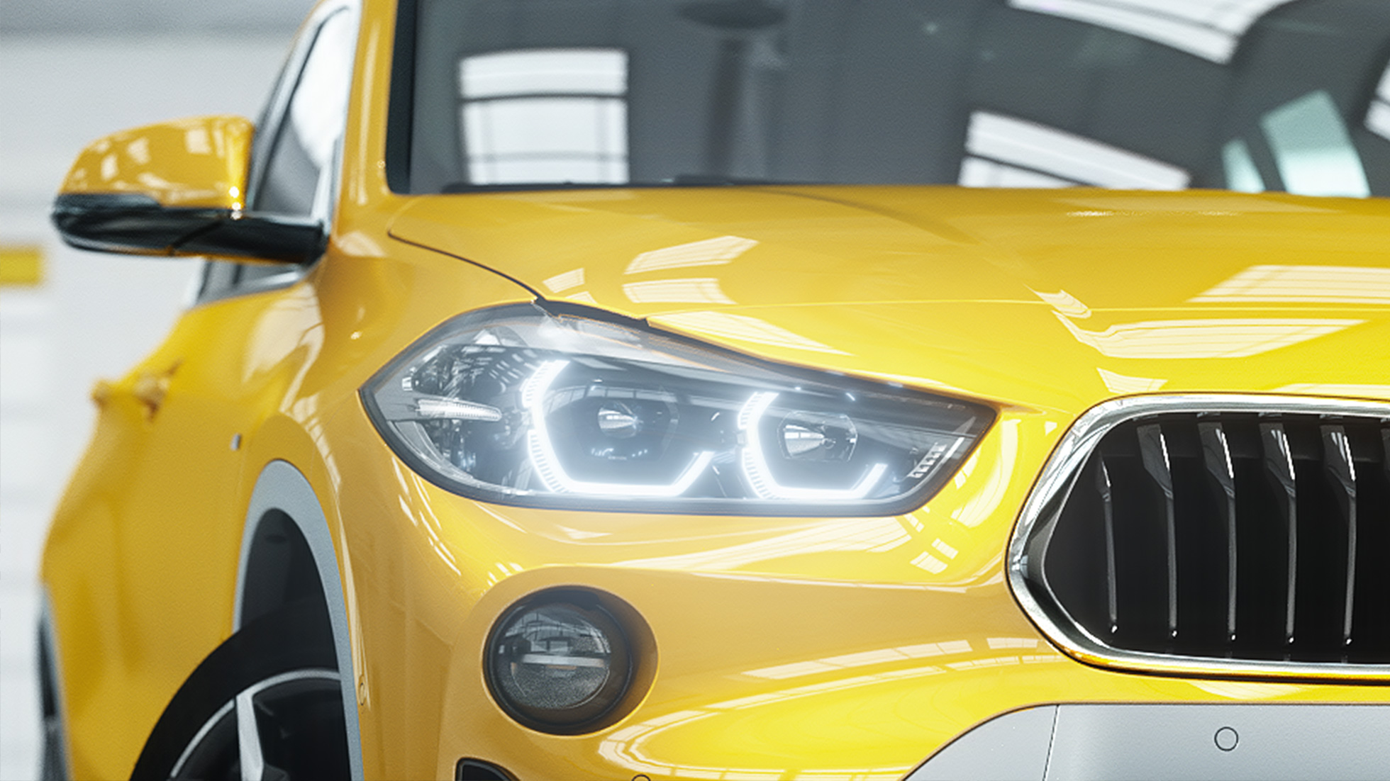 Light design BMW X2 F39 Light design BMW X2 2018 F39 Galvanic Gold metallic