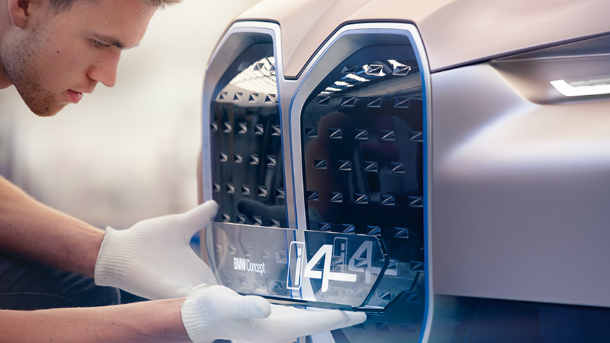 BMW Concept i4 2020 G26 Electric car fully electric BMW Gran Coupé picture 3