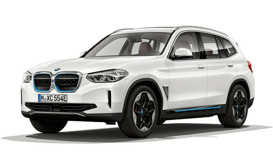 BMW iX3 studio shot BMW iX3 studio shot three-quarter front view