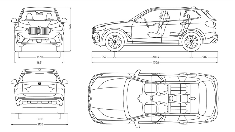 BMW X3 M Competition F97 LCI Facelift 2021 technical data BMW X3 M Competition F97 LCI Facelift 2021 technical data