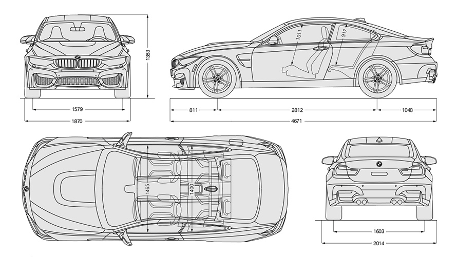 BMW M4 Coupé Technical Data