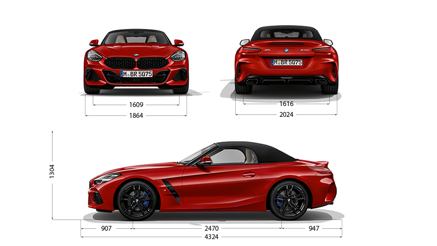 Bmw Z4 Roadster Discover Technical Data Bmw Com Sg