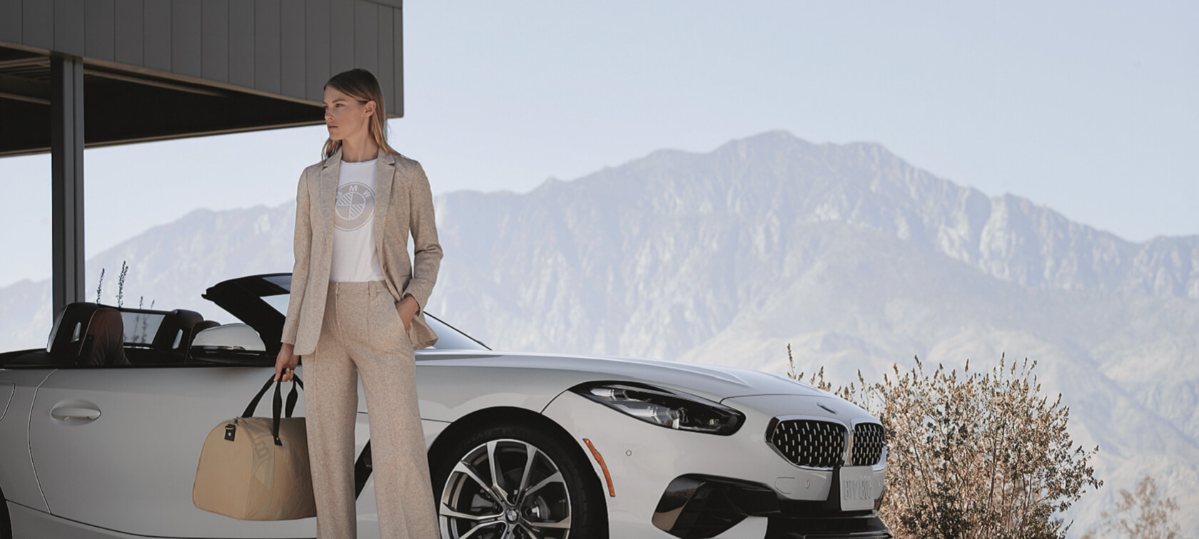 The picture shows a young model wearing the BMW Soft Down Jacket for men. The picture shows a young model wearing the BMW Soft Down Jacket for men.