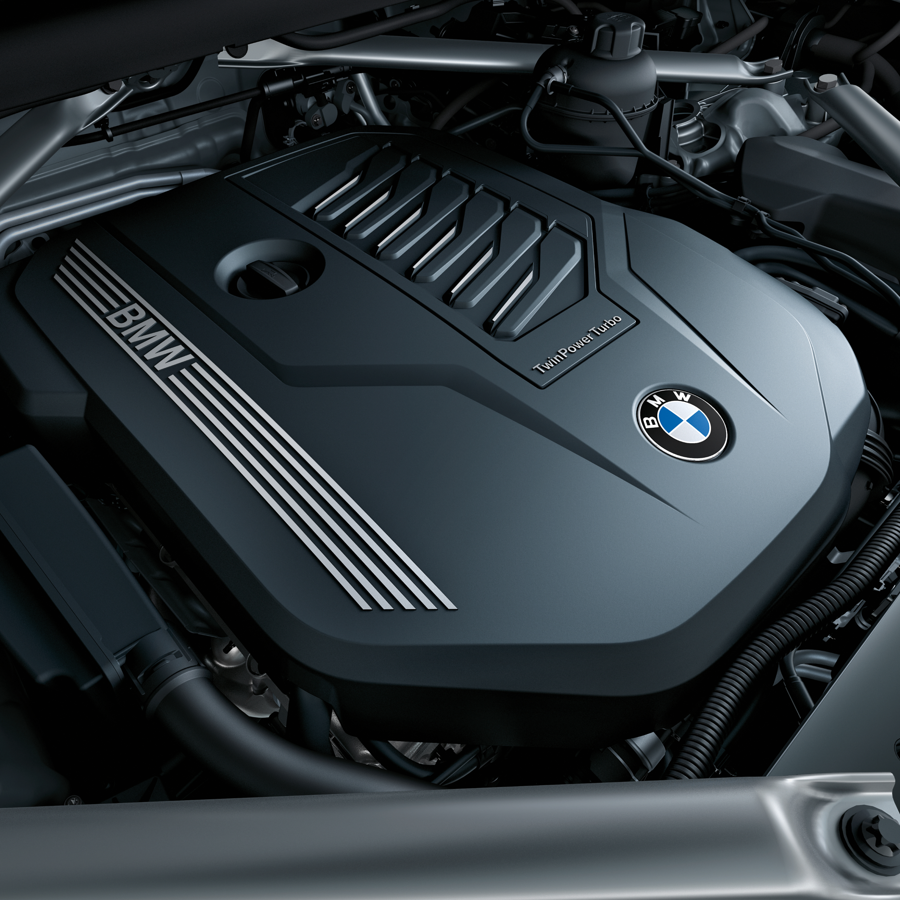 BMW TwinPower Turbo engine detail